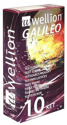 WELLION GALILEO STRIPS 10 KETO