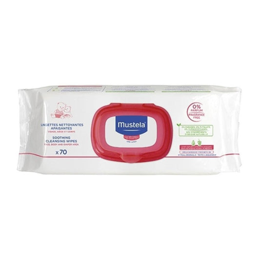 MUSTELA Salviette Detergenti Lenitive 70pz