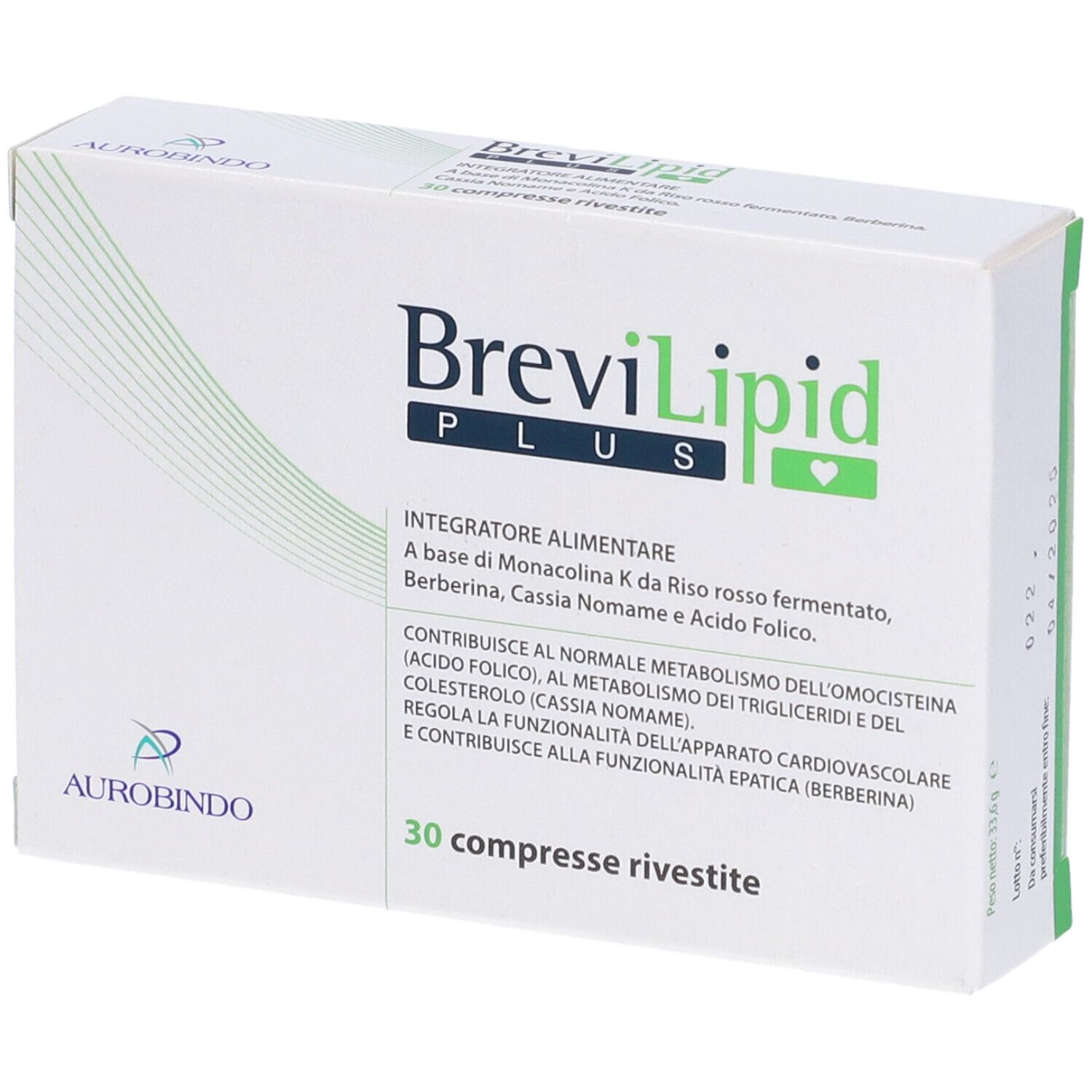 BREVILIPID PLUS 30CPR RIVESTIT