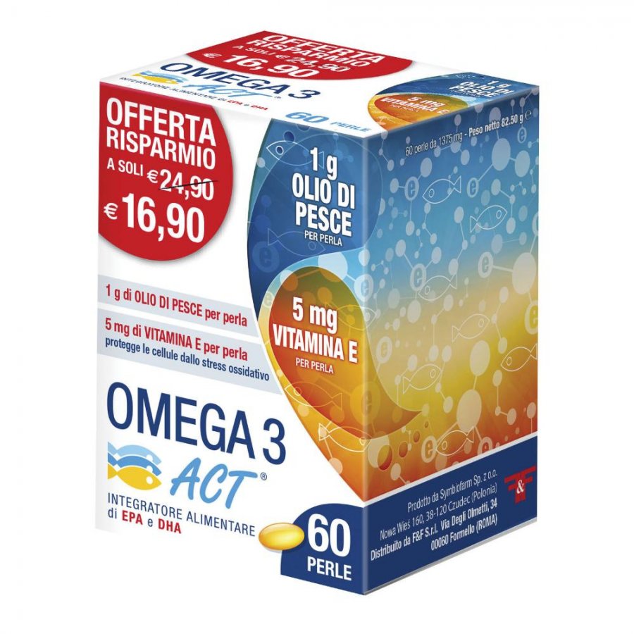 OMEGA 3 ACT 1G 60PRL