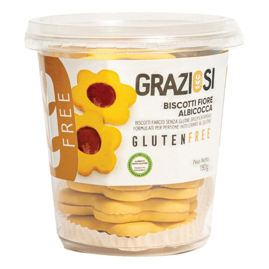 GRAZIOSI Biscotti Fior all'Albicocca 190g