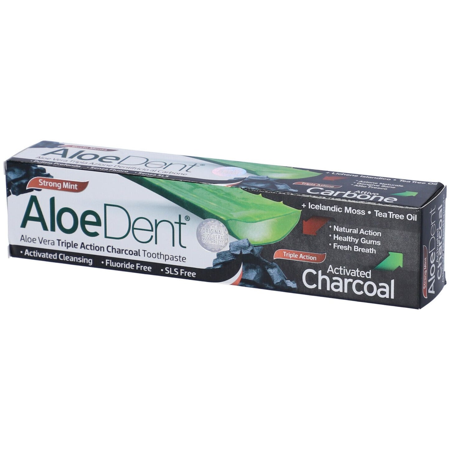 ALOEDENT TRIPLE ACTION CHARCOA