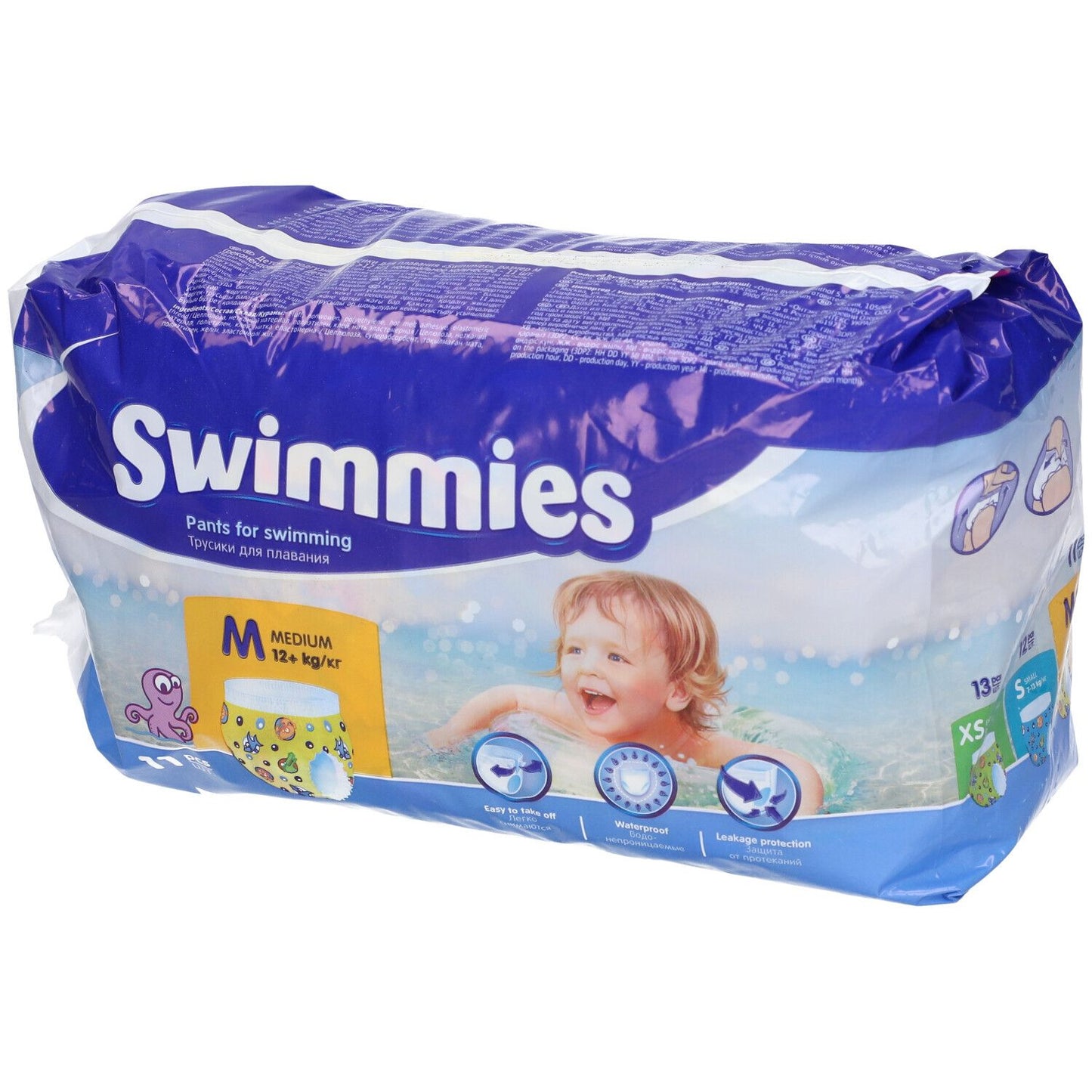 SWIMMIES PANTS S3 12KG+ 11PZ