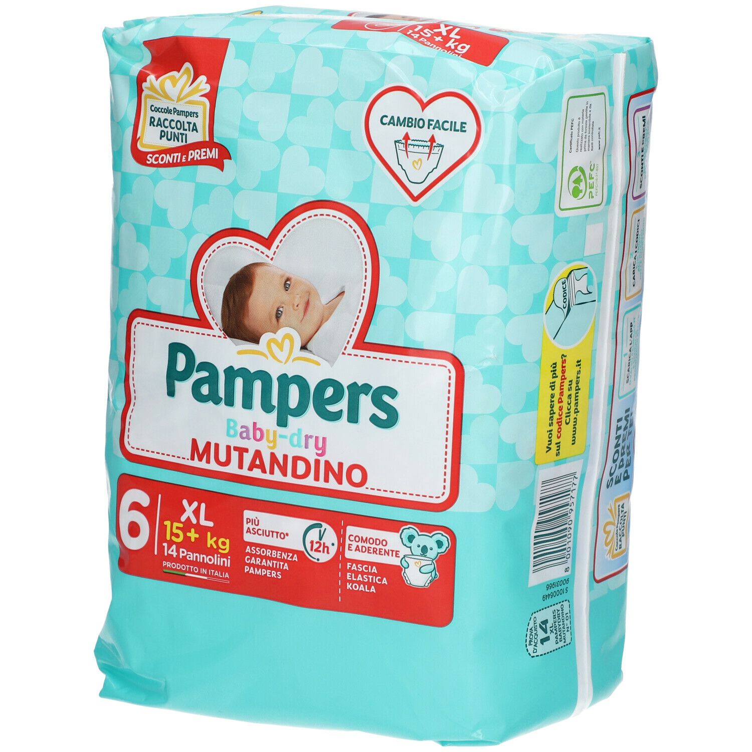 975026360 - PAMPERS BD MUT XL 6 S PACK14PZ