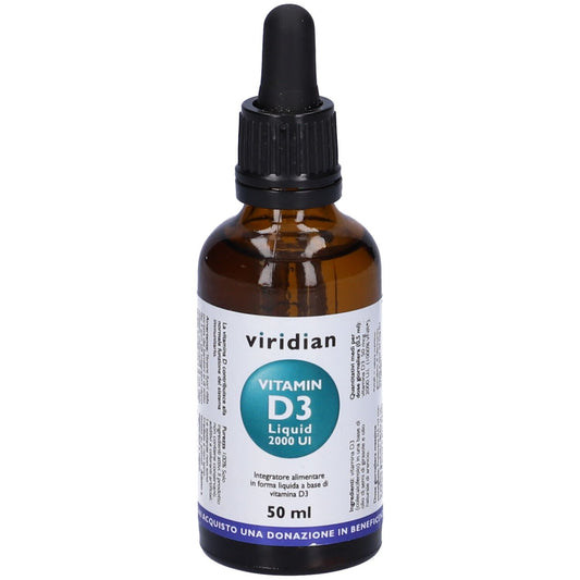 VIRIDIAN VITAMIN D3 2000UI LIQ