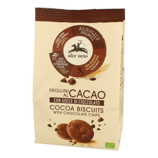 ALCE NERO Frollini Cacao Gtt Ciocc.Bio