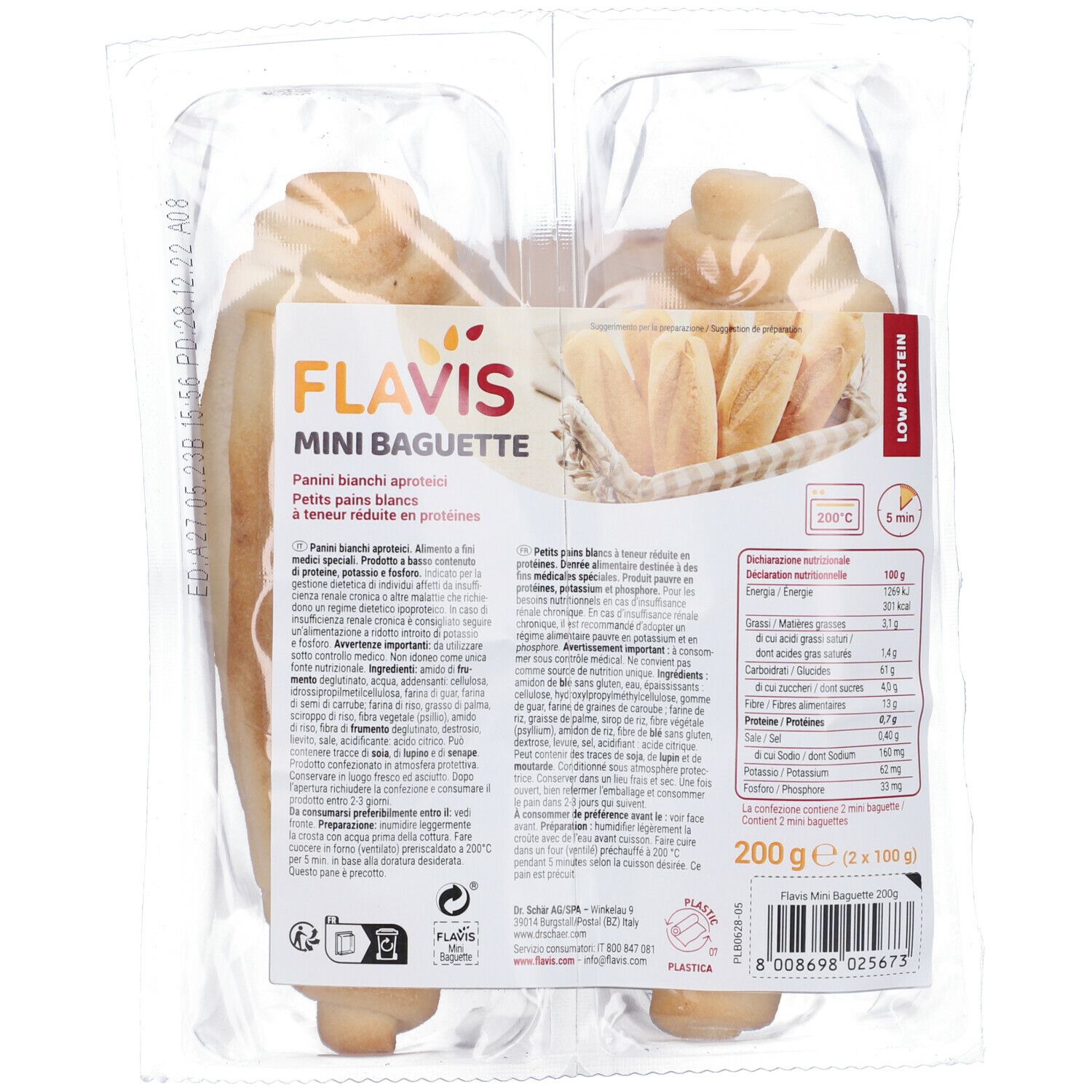 975189123 - MEVALIA FLAVIS MINI BAGUETTE
