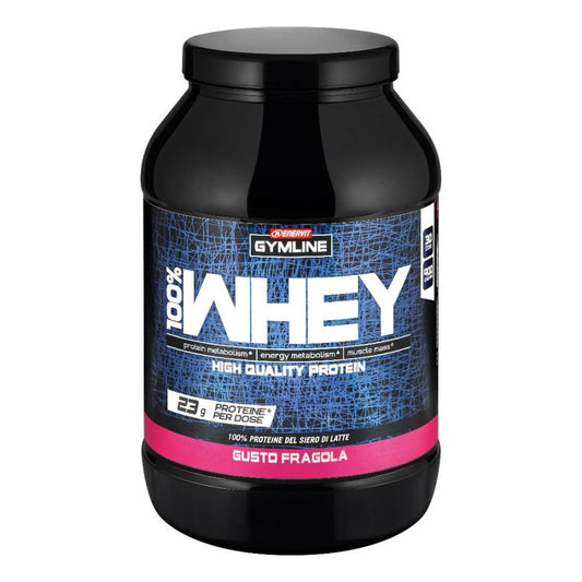 GYMLINE 100% Whey Conc.Fragola 900g