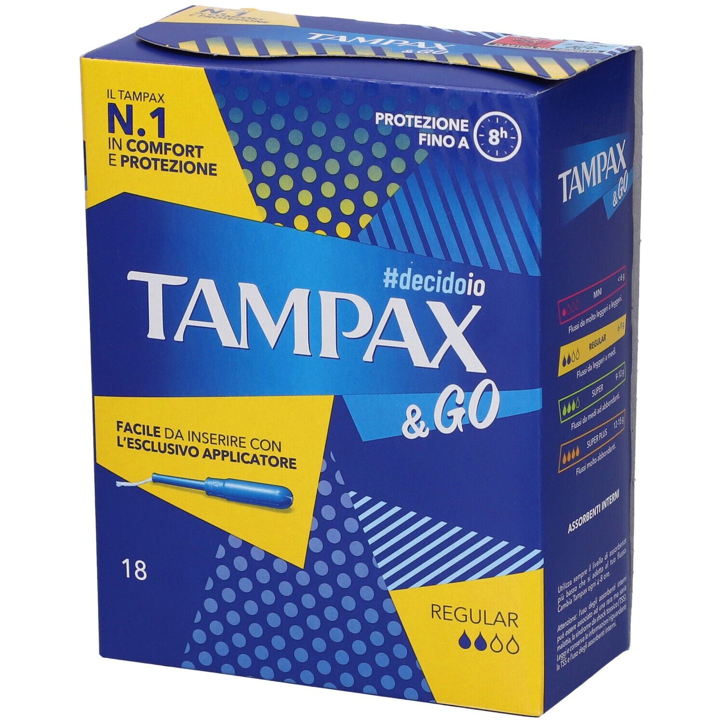 975591254 - TAMPAX &GO REGULAR 18PZ