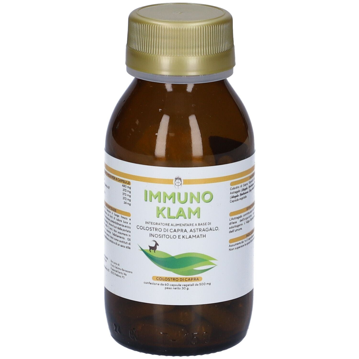 IMMUNO KLAM COLOSTRO CAPR60CPS