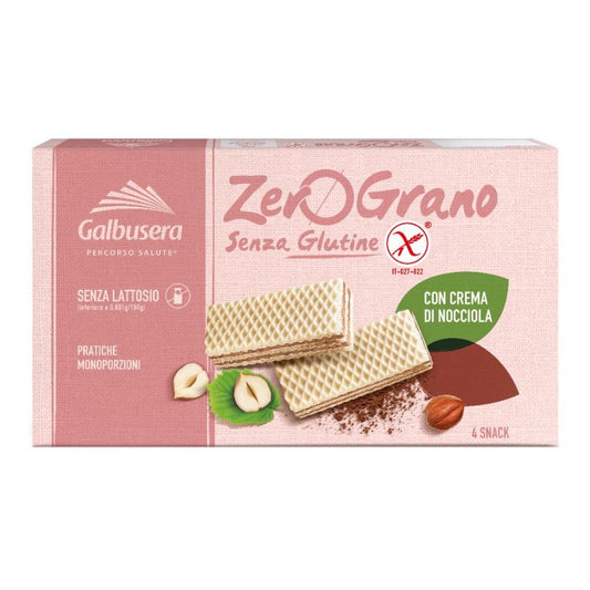 ZEROGRANO Wafer Nocciola S/G 4x45g