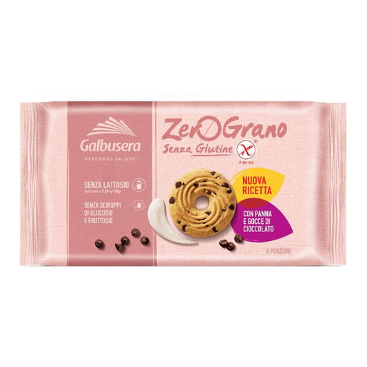 ZEROGRANO Frollino Panna e Gocce Cioccolato 220g