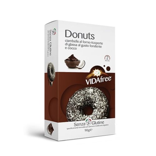 VIDAFREE Donuts Fondente e Cocco 2x45g