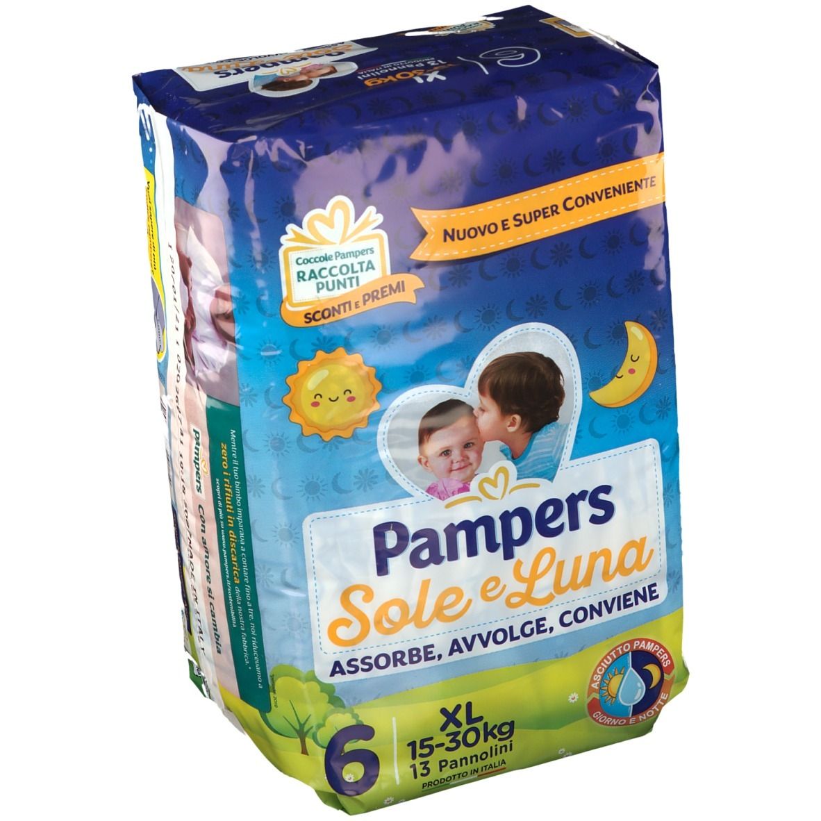 976401024 - PAMPERS SOLE E LUNA XL 13PZ