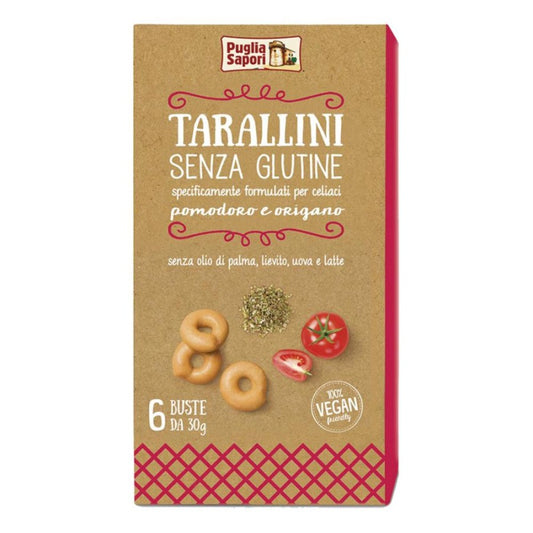 PUGLIA SAPORI Tarallini Pomodoro e Origano 180g