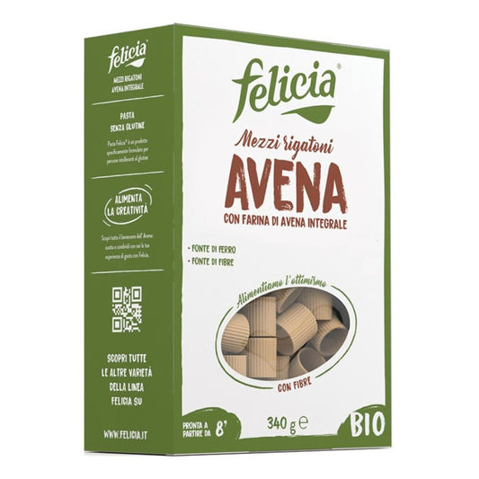 FELICIA BIO Pasta Avena Mezzi Rigatoni 340g