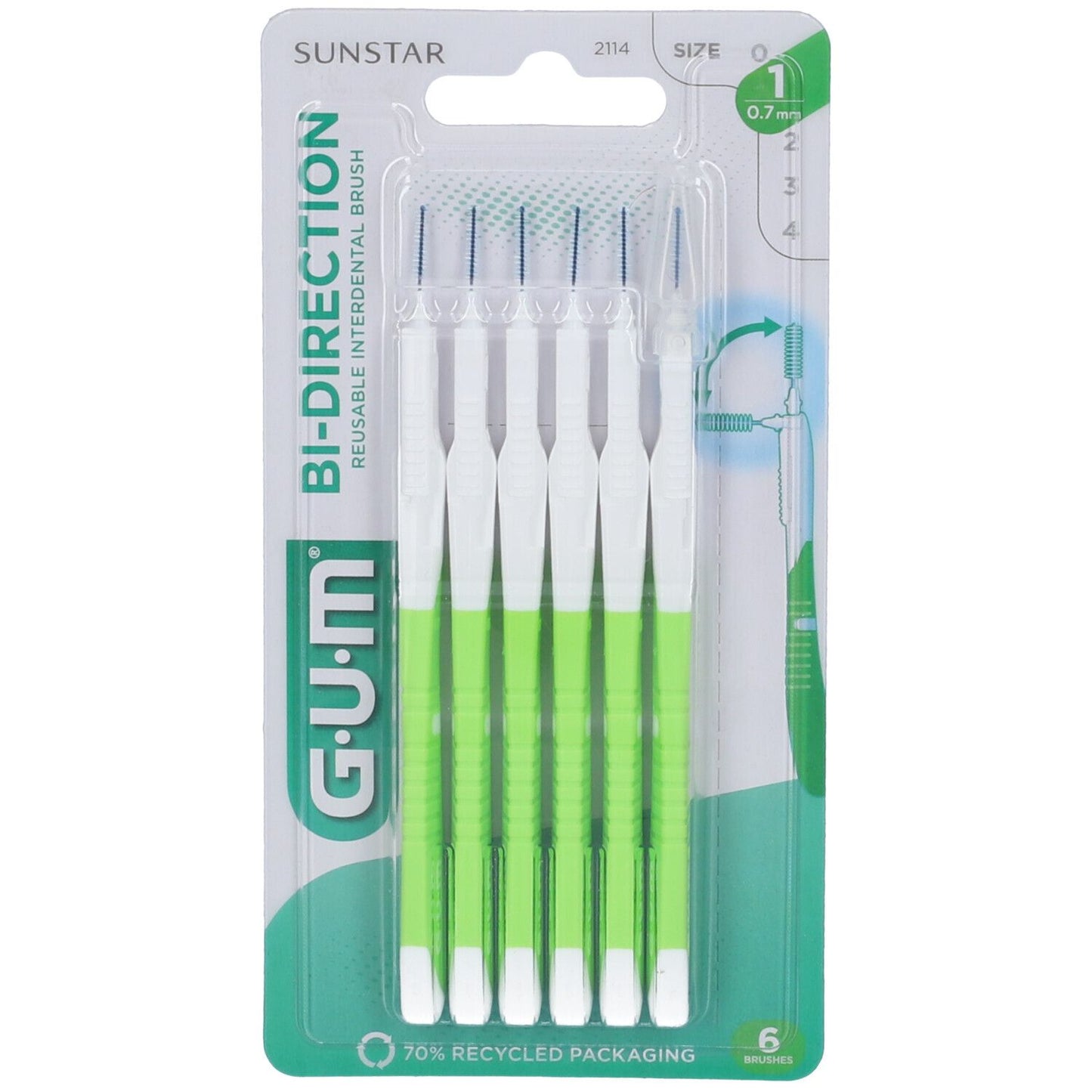 GUM BI-DIRECT SCOV U FINE 2114