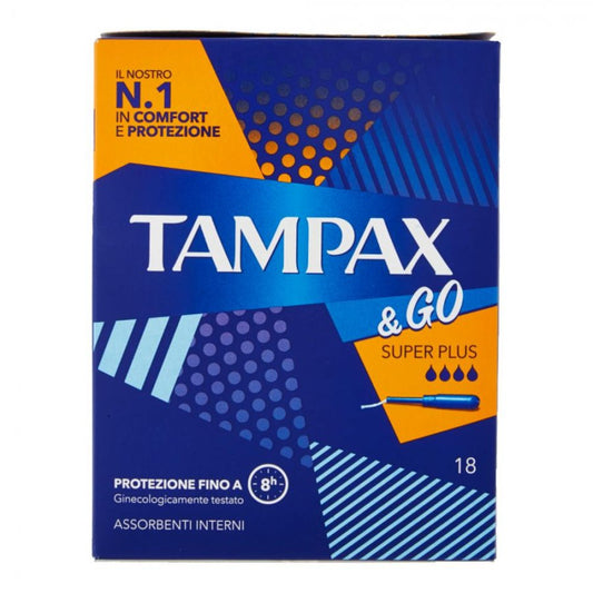 TAMPAX &GO SUPER PLUS 18PZ