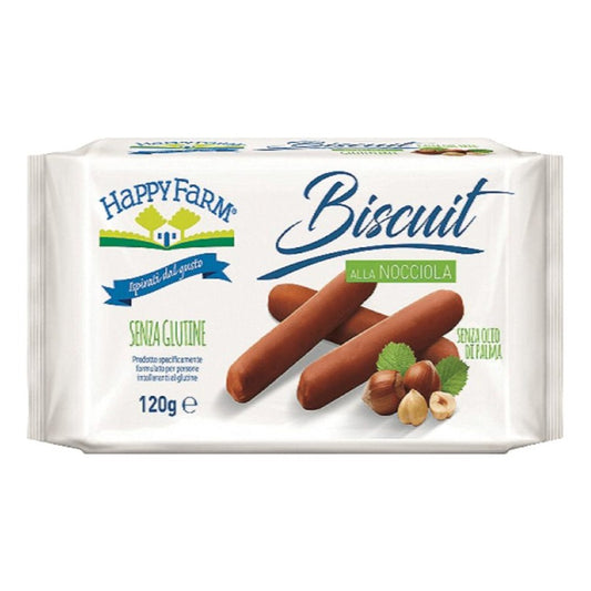 HAPPY FARM Biscotti alla Nocciola 120g