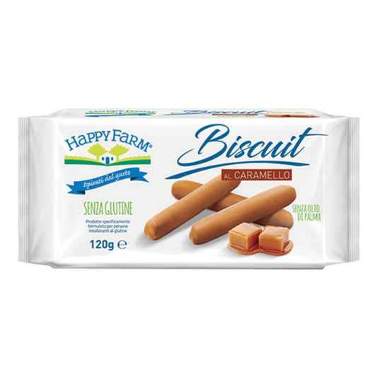 HAPPY FARM Biscuit al Caramello 120g