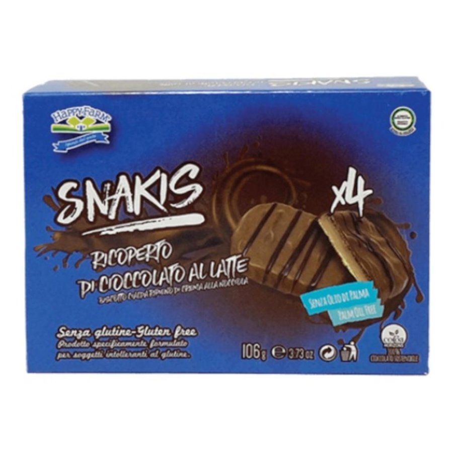 HAPPY FARM Snakis alla Nocciola 104g