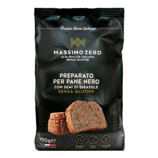 MASSIMO ZERO Preparato per Pane Nero 450g