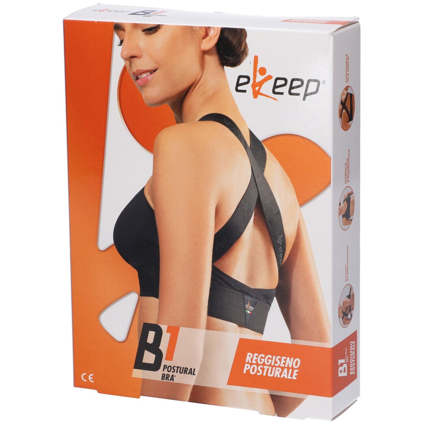 EKEEP B1 POSTURAL BRA BIANCO 3