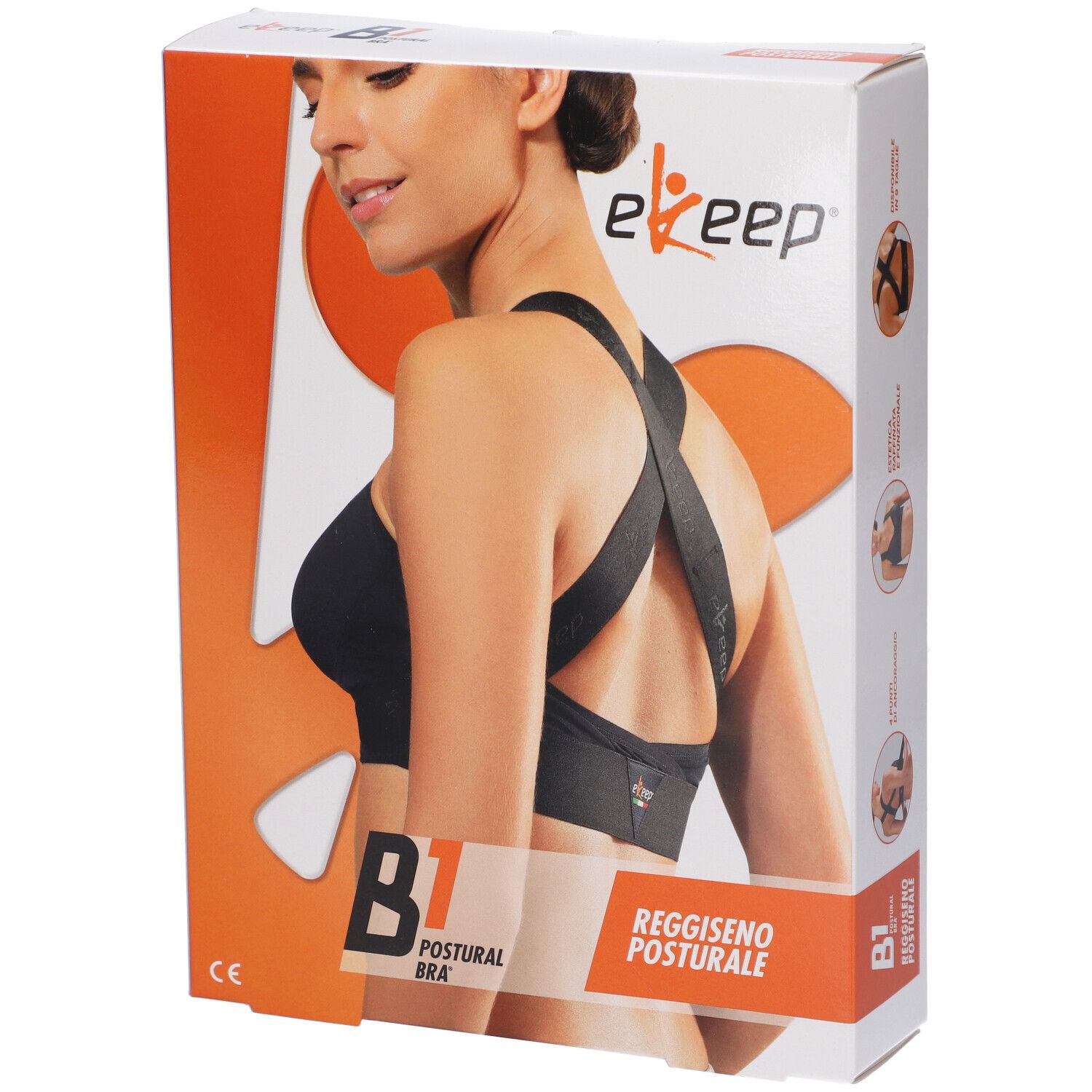 EKEEP B1 POSTURAL BRA BIANCO 3