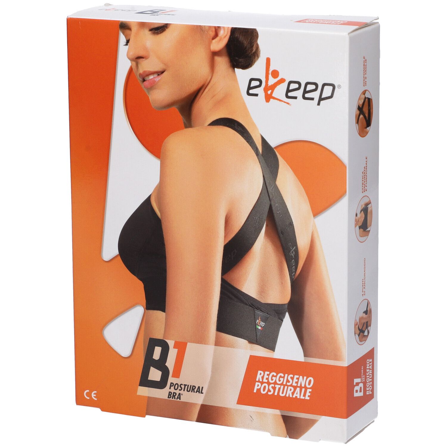 EKEEP B1 POSTURAL BRA BIANCO 6