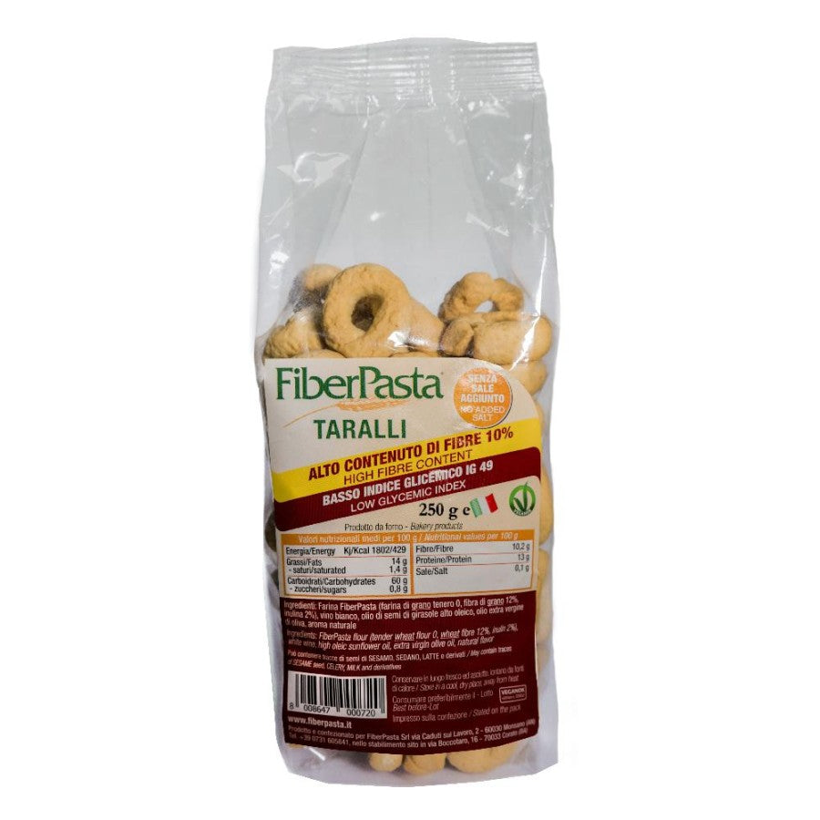 FIBERPASTA Taralli Basso Indic.Gli.250g
