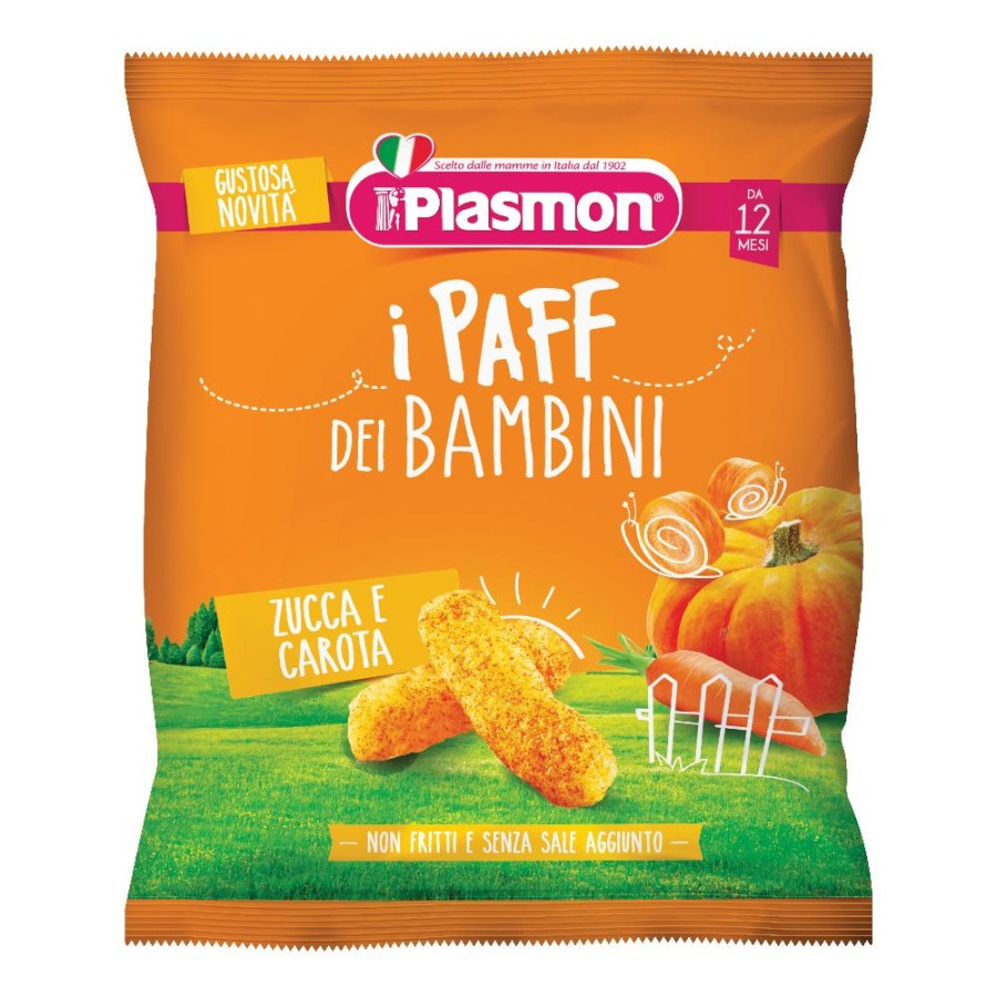 PLASMON Paff Snack Zucca/Car.