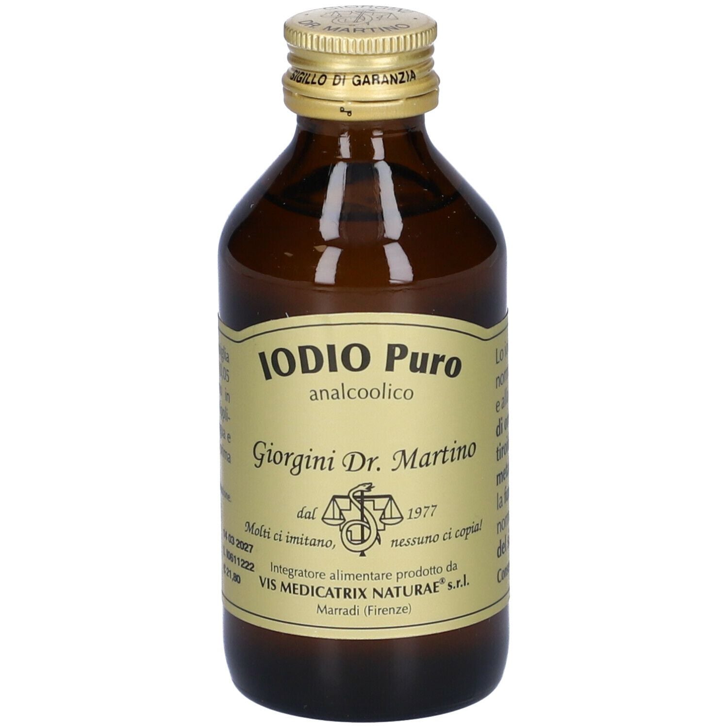 979411016 - IODIO PURO ANALCOLICO 100ML