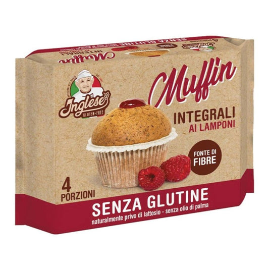 INGLESE Muffin Integrali Lampone 4x40g