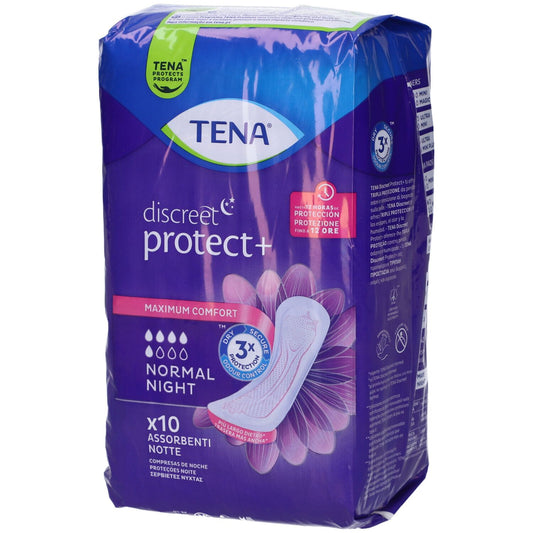 980182238 - TENA DISCREET NORMAL NIGHT10PZ
