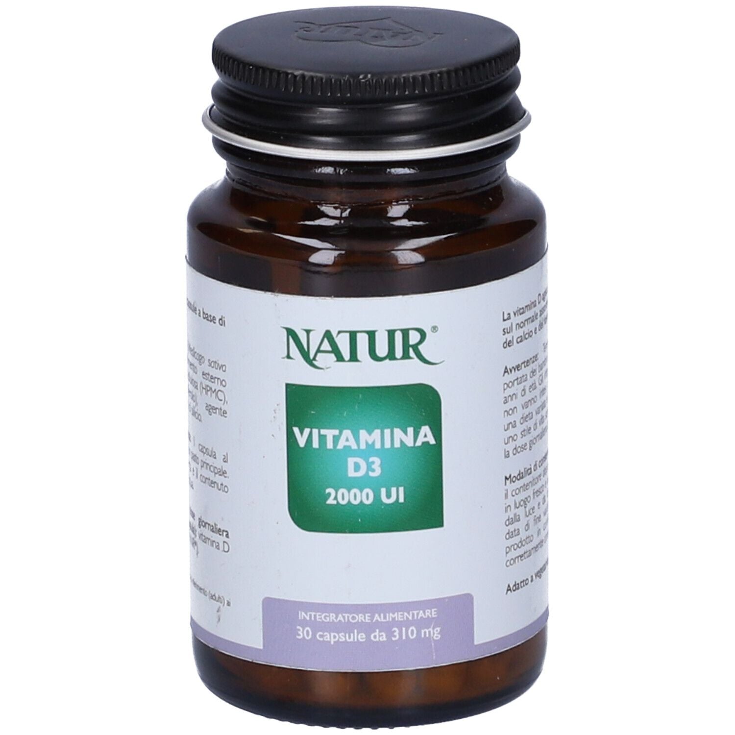 VITAMINA D3 30CPS NATUR