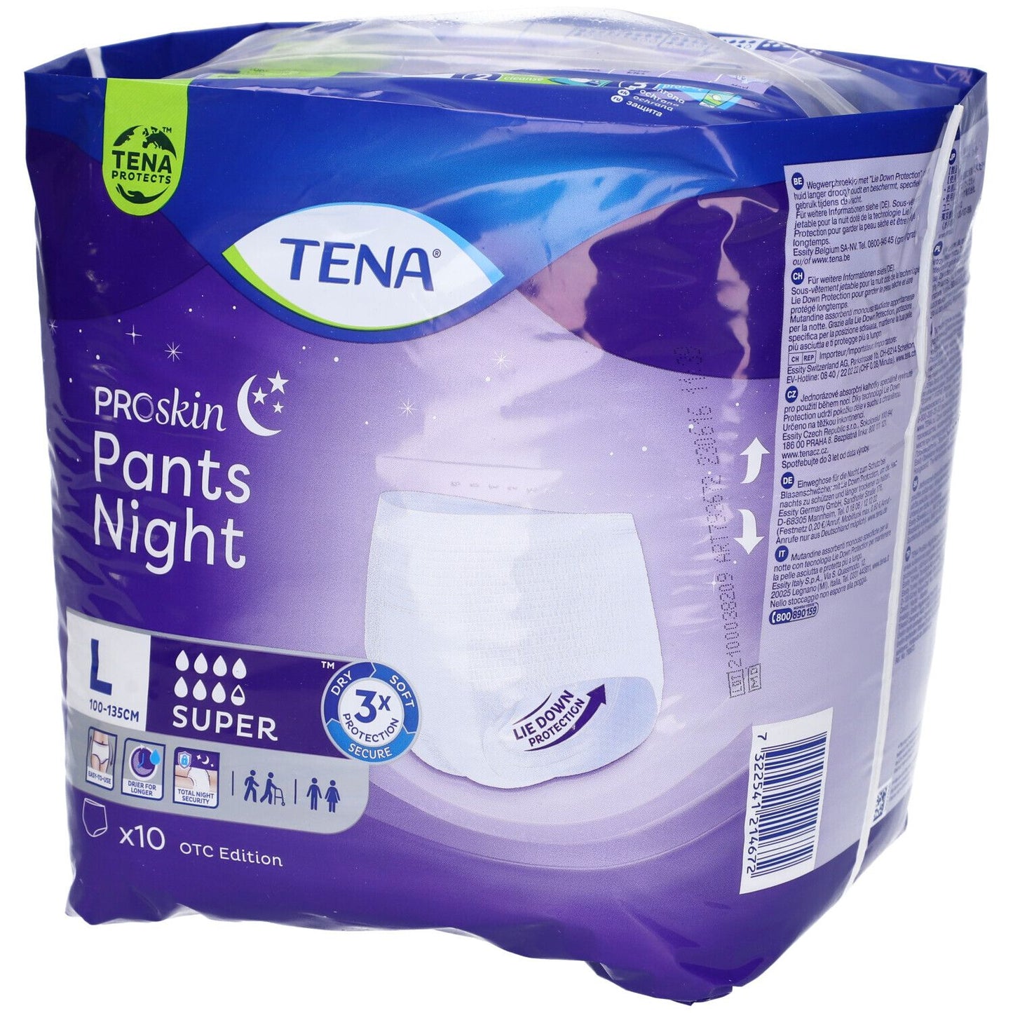 980261287 - TENA PANTS NIGHT L 10PZ
