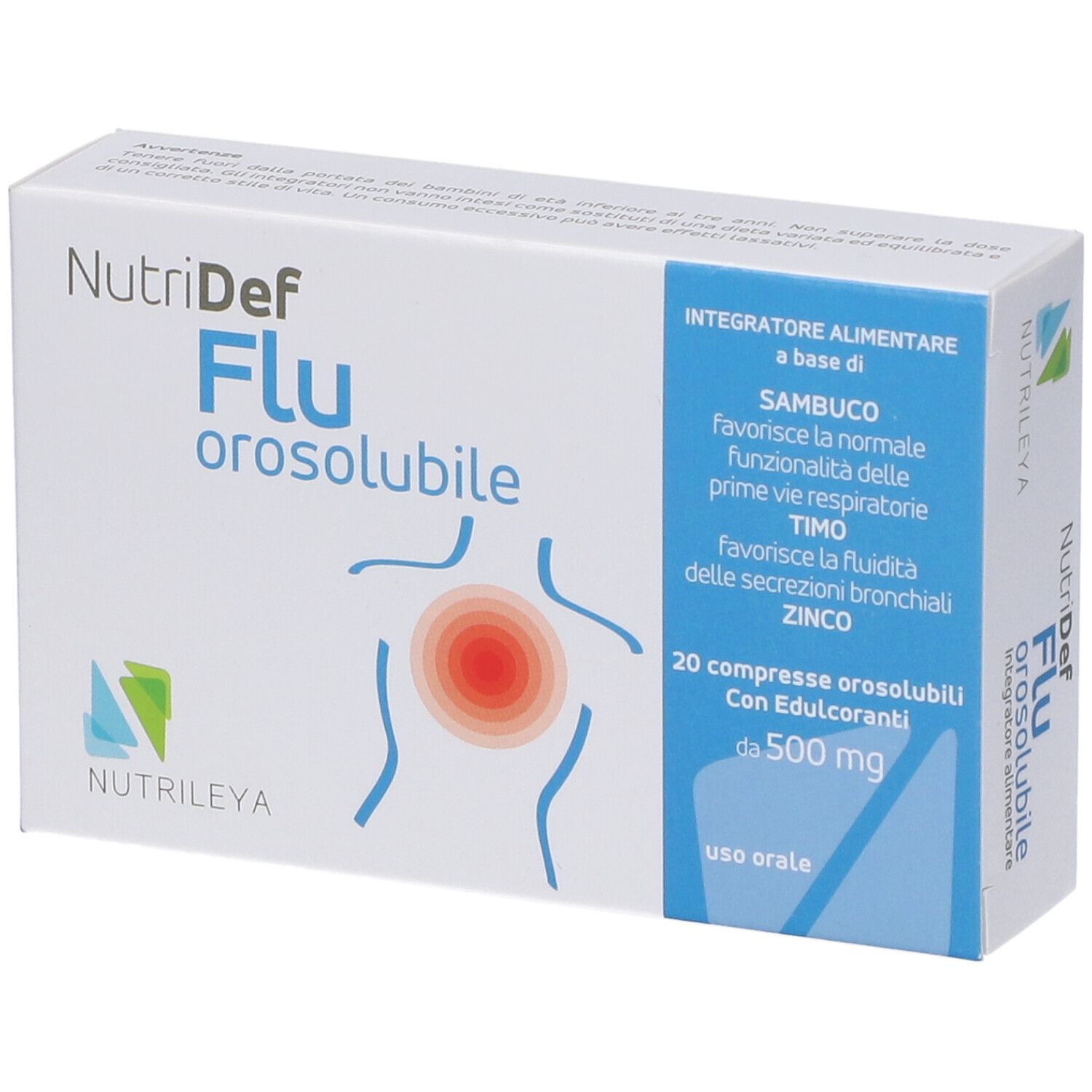 NUTRIDEF FLU OROSOLUBILE 20CPR