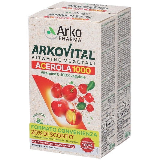 980455392 - ARKOVITAL ACEROLA 1000 FA60CPR