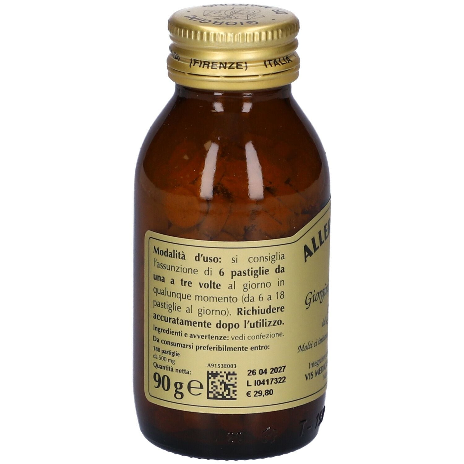 980458259 - ALLERGYVIS T 180PAST