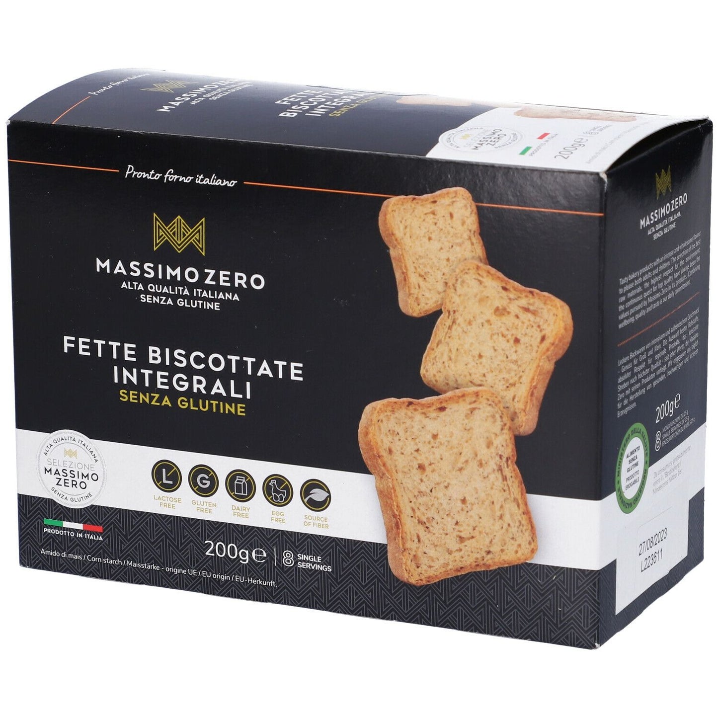 MASSIMO ZERO FETTE BISC IN200G