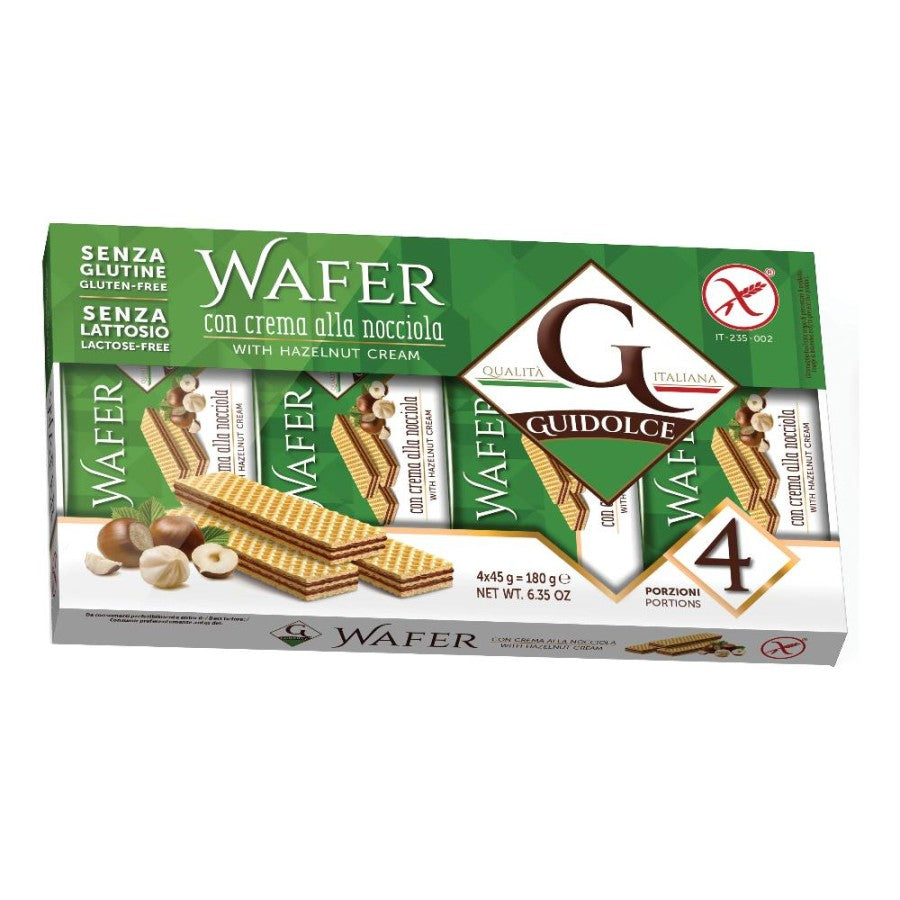GUIDOLCE Wafer Nocciola 4x45g