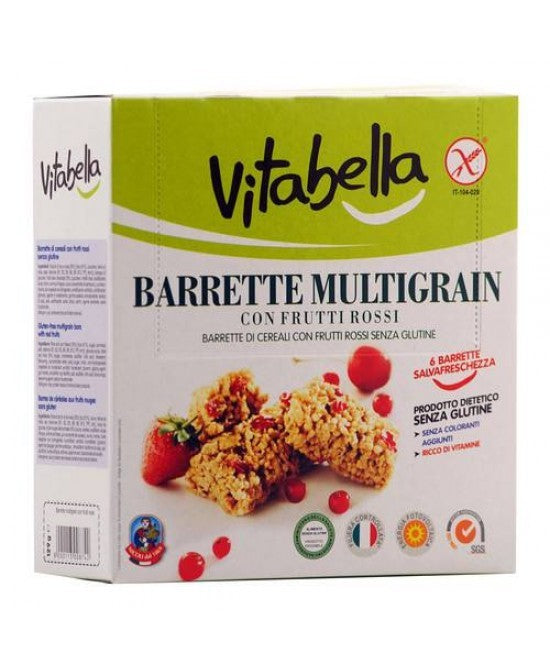 VITABELLA Barrette Multigrain Mirtilli Rossi 129g