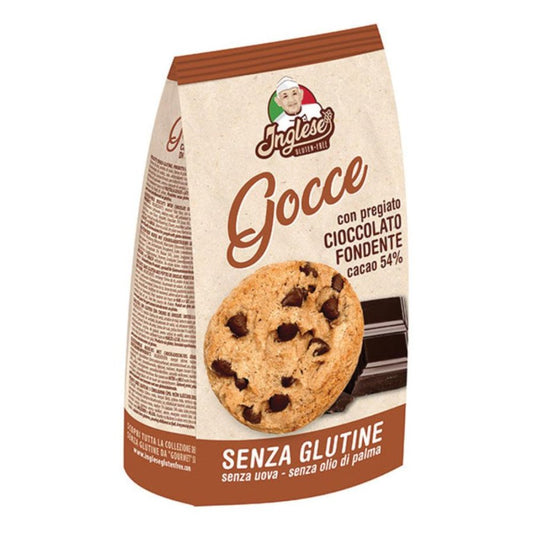 INGLESE Biscotti Gocce Cioccolato Fondente 300g