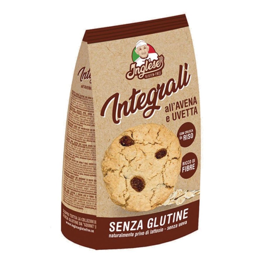 INGLESE Biscotti Integrali Avena e Uvetta 300g