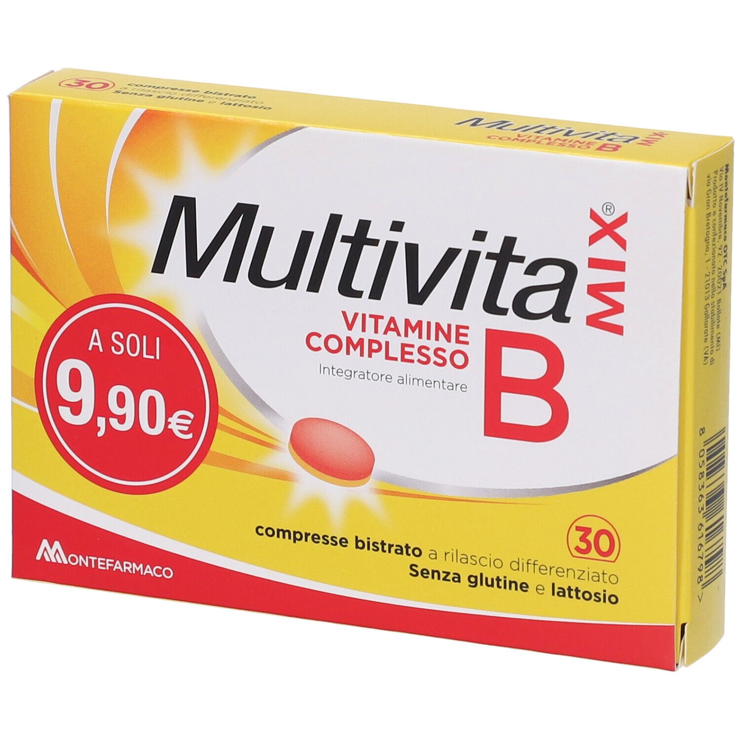 980906895 - MULTIVITAMIX VIT B BISTR 30CPR