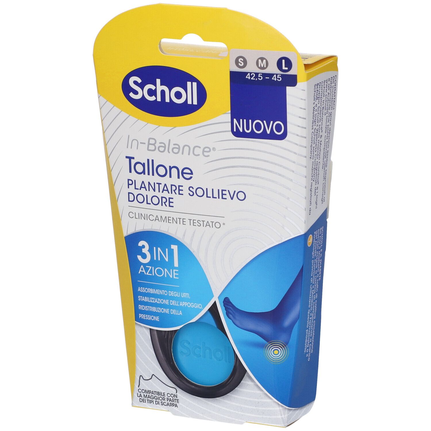 981043223 - SCHOLL PLANTARE TALLONE L 2PZ
