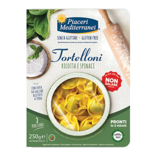 PIACERI MEDITERRANEI Tortelloni Ricotta e Spinaci 250gr