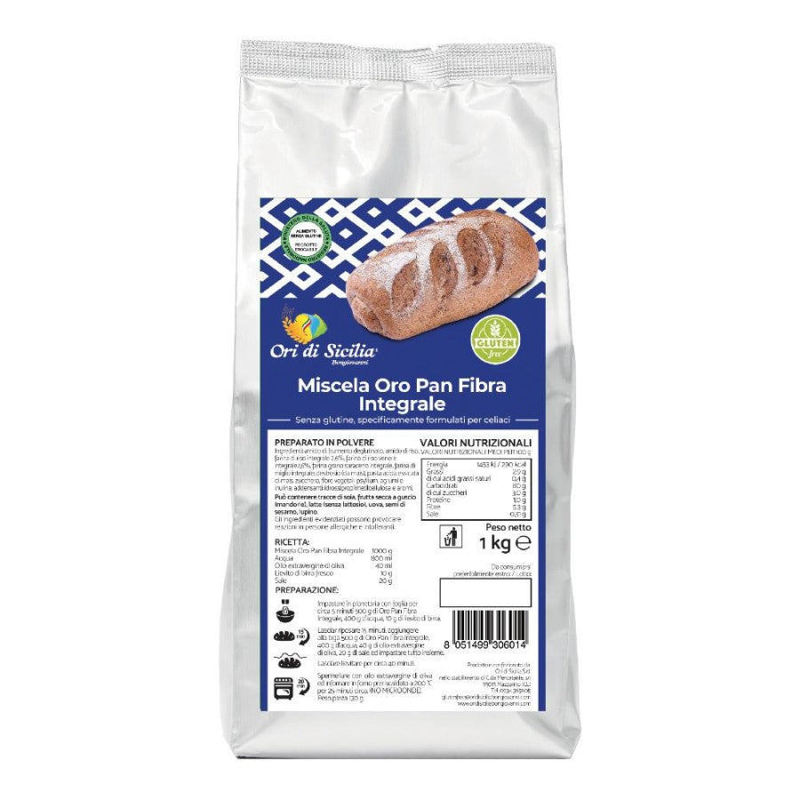 ORI DI SICILIA Mix Oro Pan Fibra Integrale 1Kg
