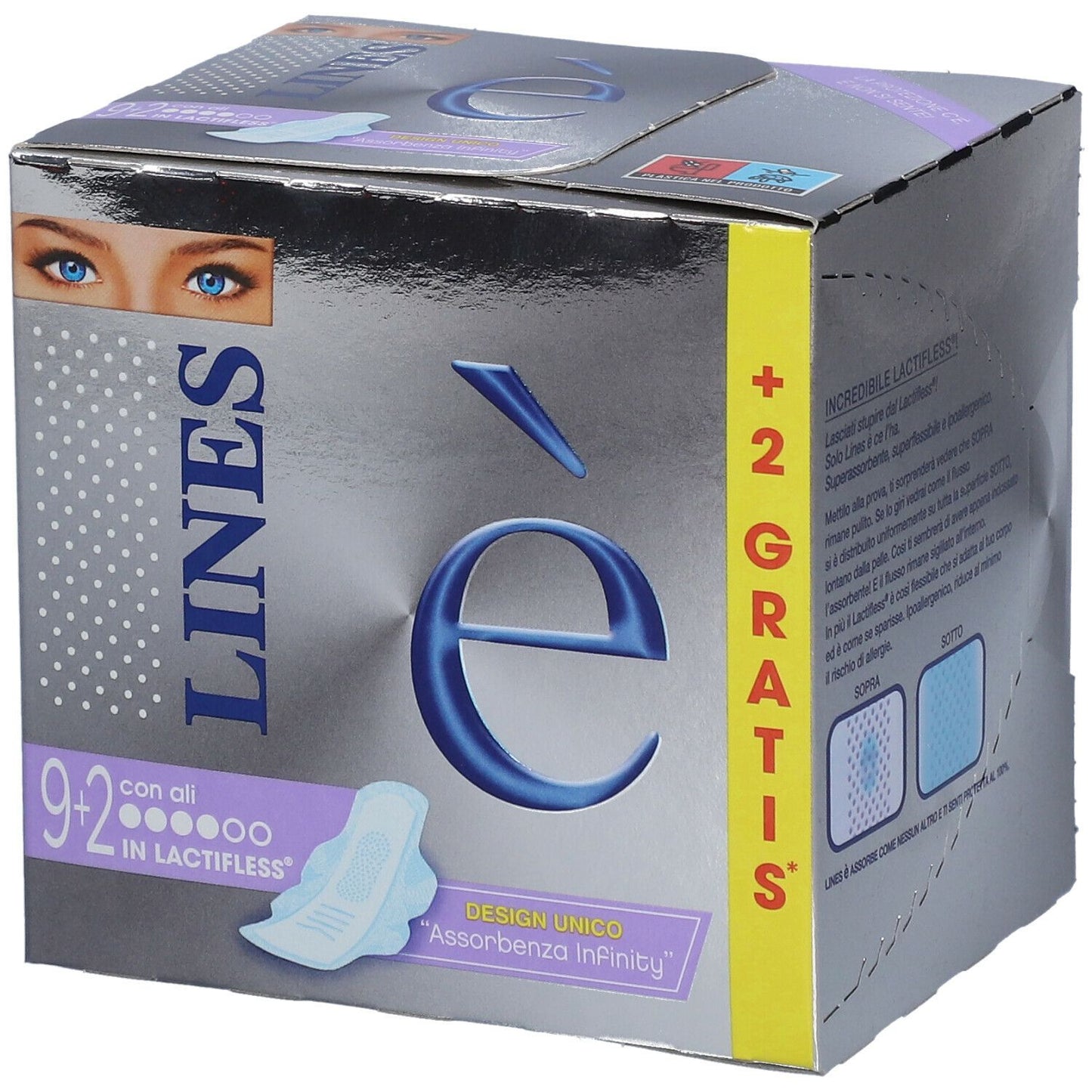 981460520 - LINES E' ALI ASSORBENTI 9+2PZ