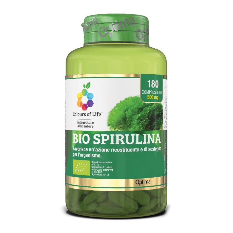 BIO SPIRULINA 180 Cpr Colours